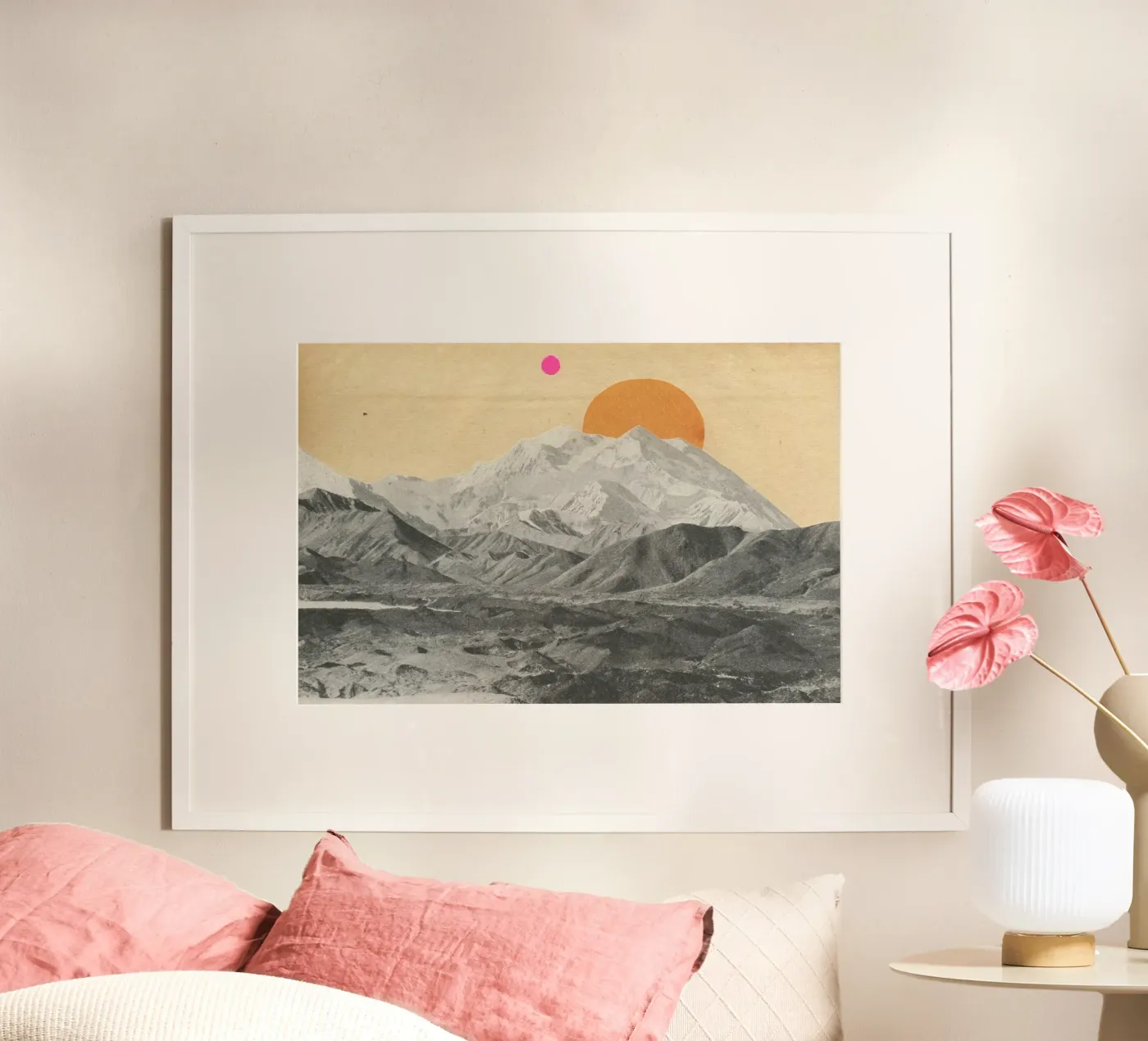 Sunset poster da Cassia Beck Collage