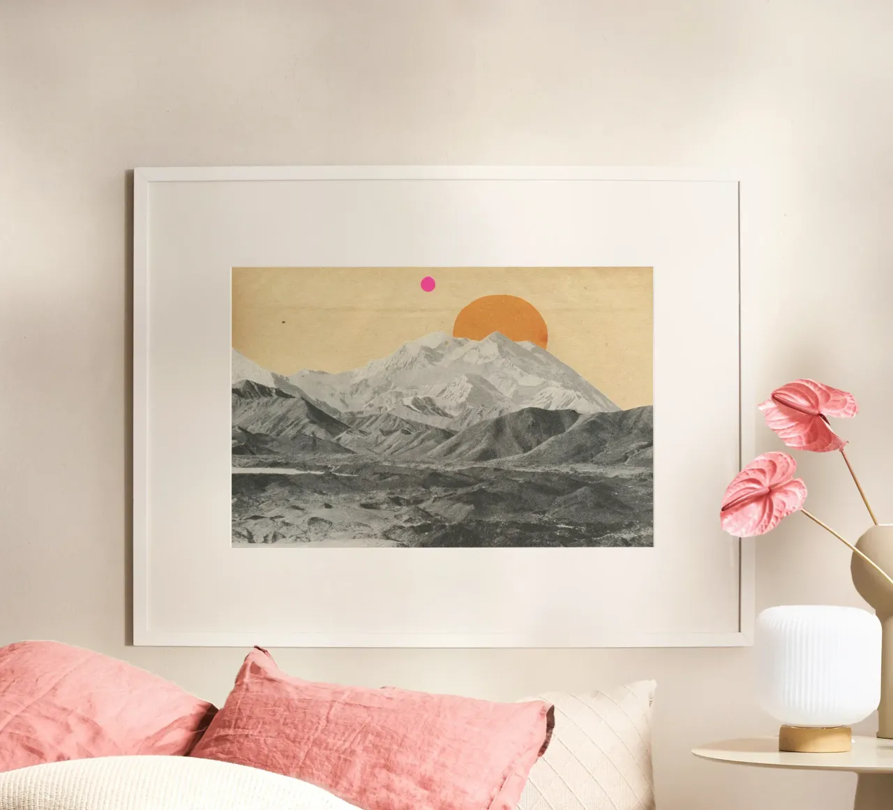 Sunset poster da Cassia Beck Collage