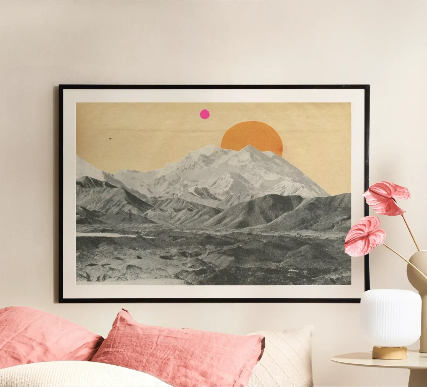 Sunset poster da Cassia Beck Collage