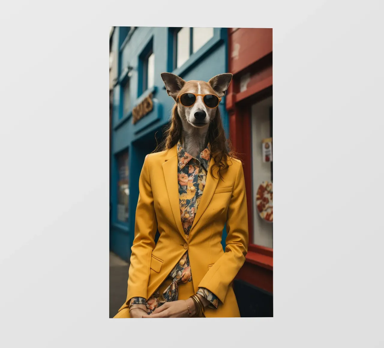 Lenny pellicola backlit da Affiches Chien Originales – Dogland