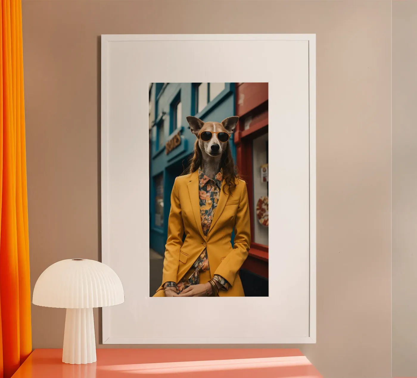 Lenny poster van Affiches Chien Originales – Dogland