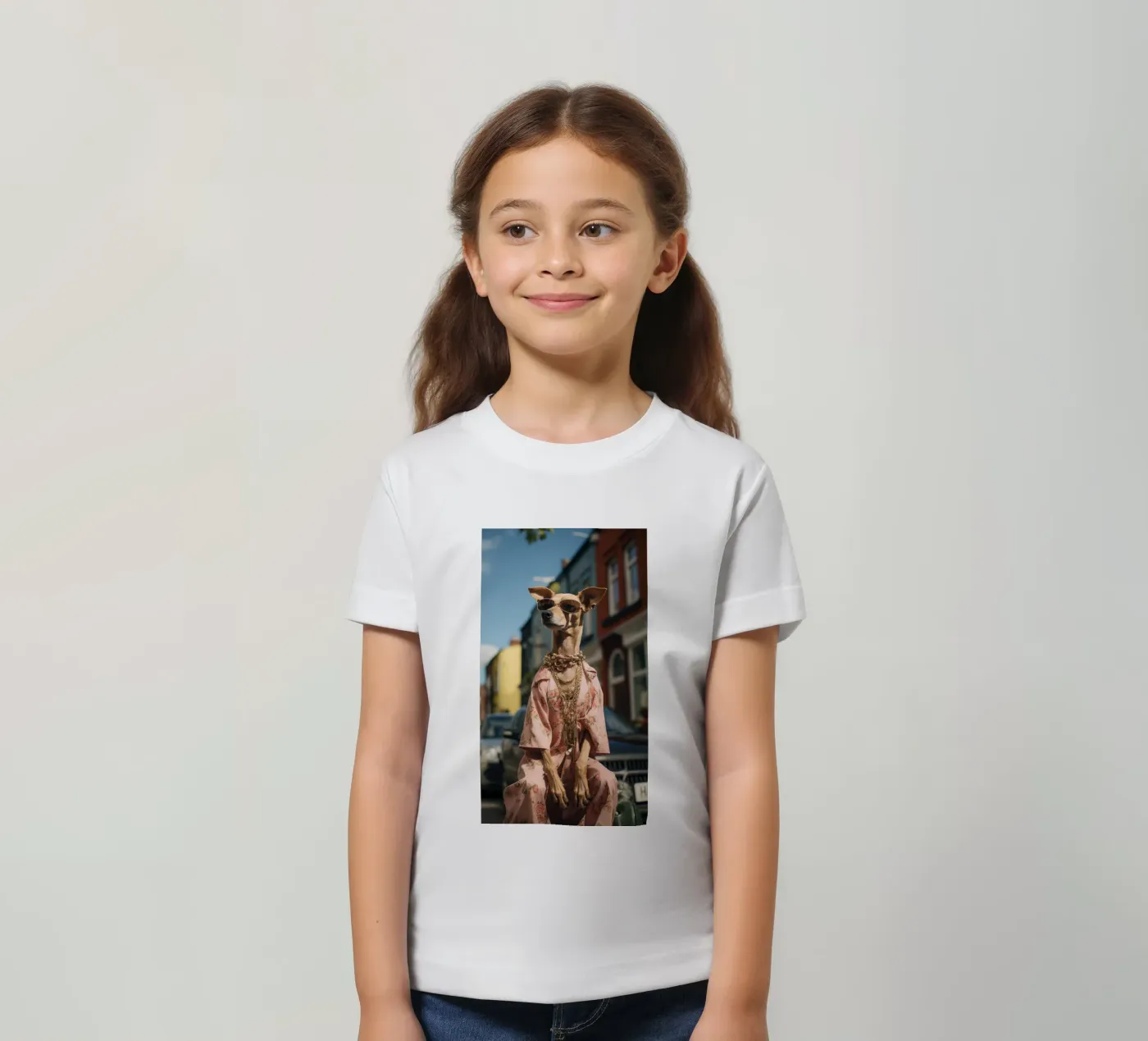 Enzo kinder t-shirt van Affiches Chien Originales – Dogland
