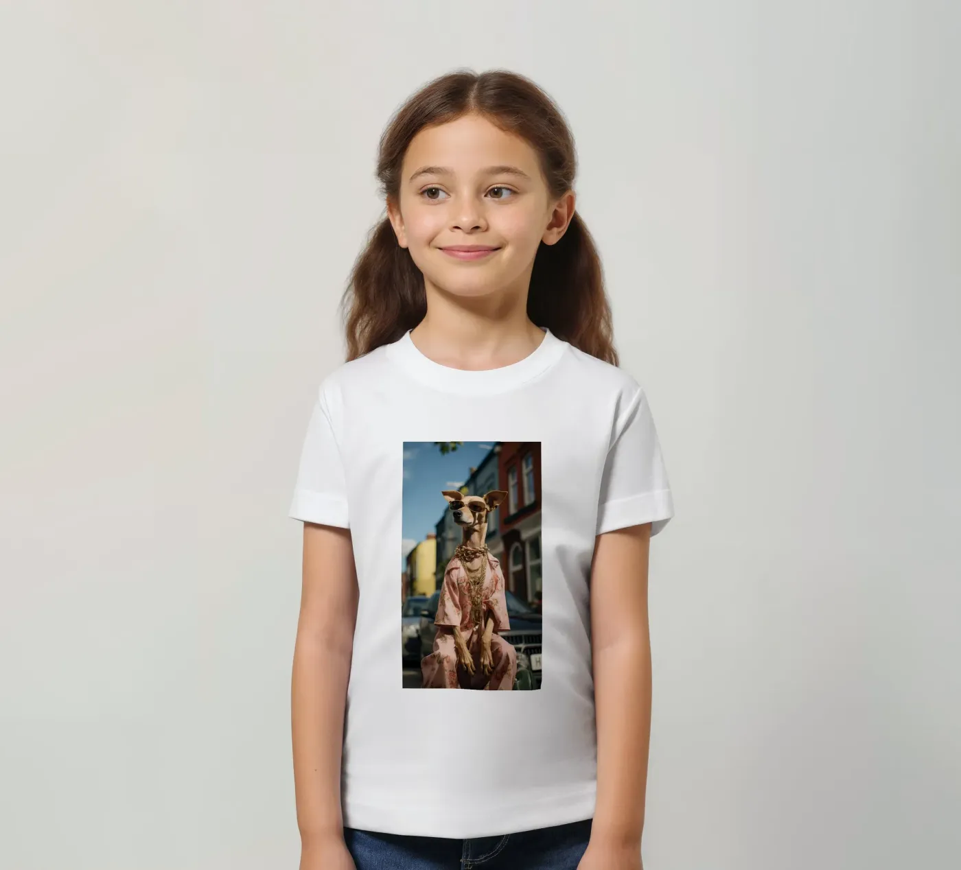 Enzo t-shirt bambini da Affiches Chien Originales – Dogland