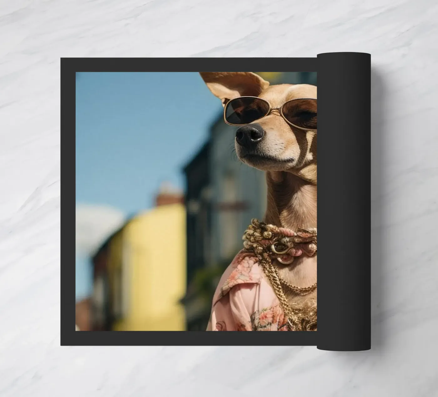 Enzo Fußmatte von Affiches Chien Originales – Dogland