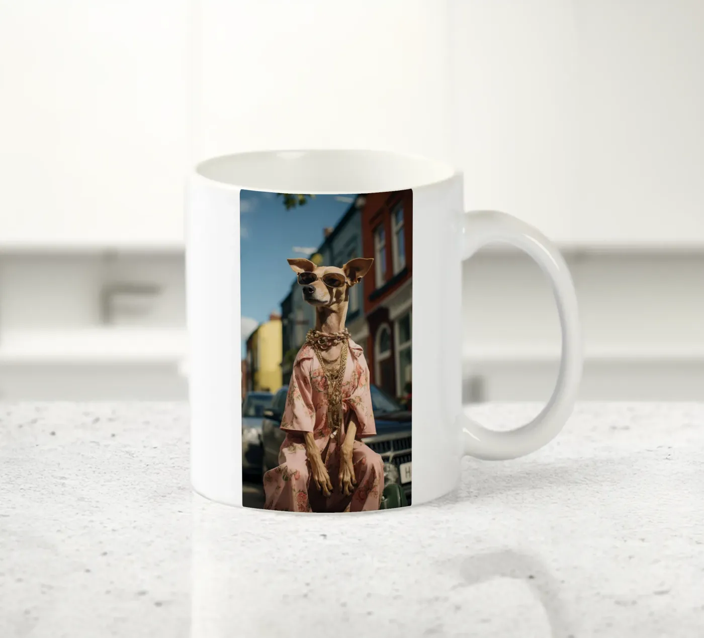 Enzo ceramic mug by Affiches Chien Originales – Dogland