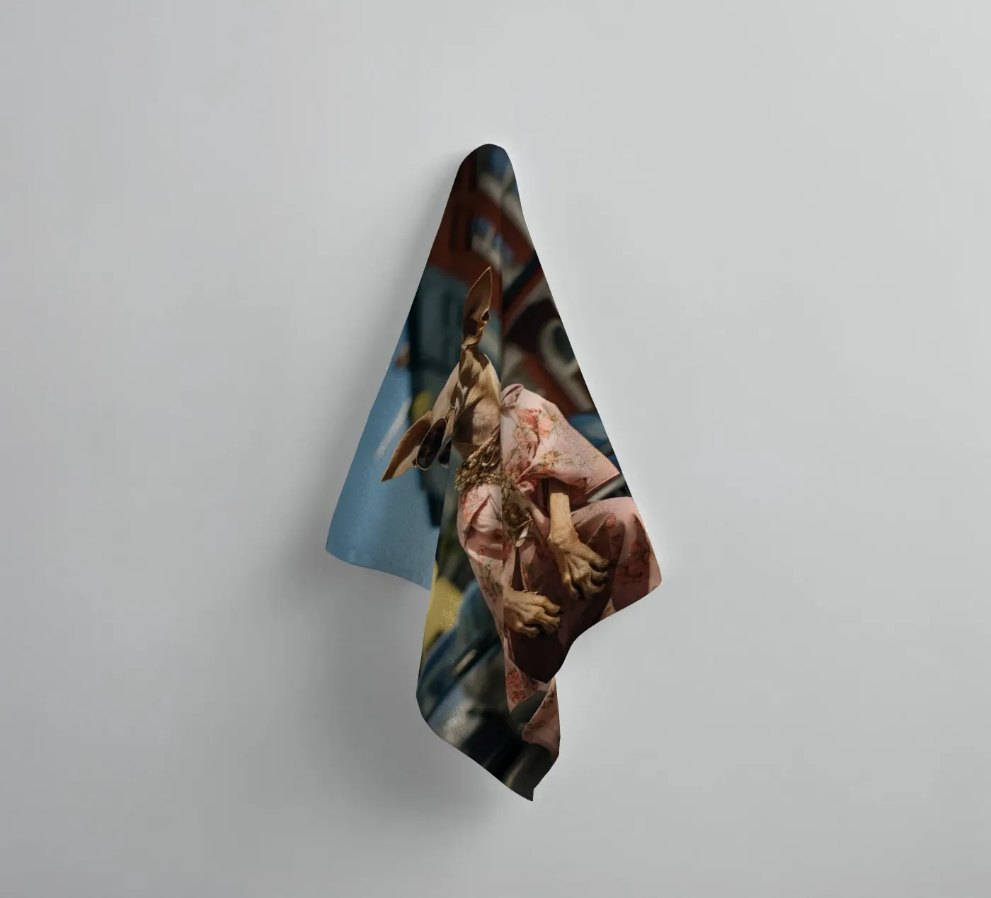 Enzo towel by Affiches Chien Originales – Dogland