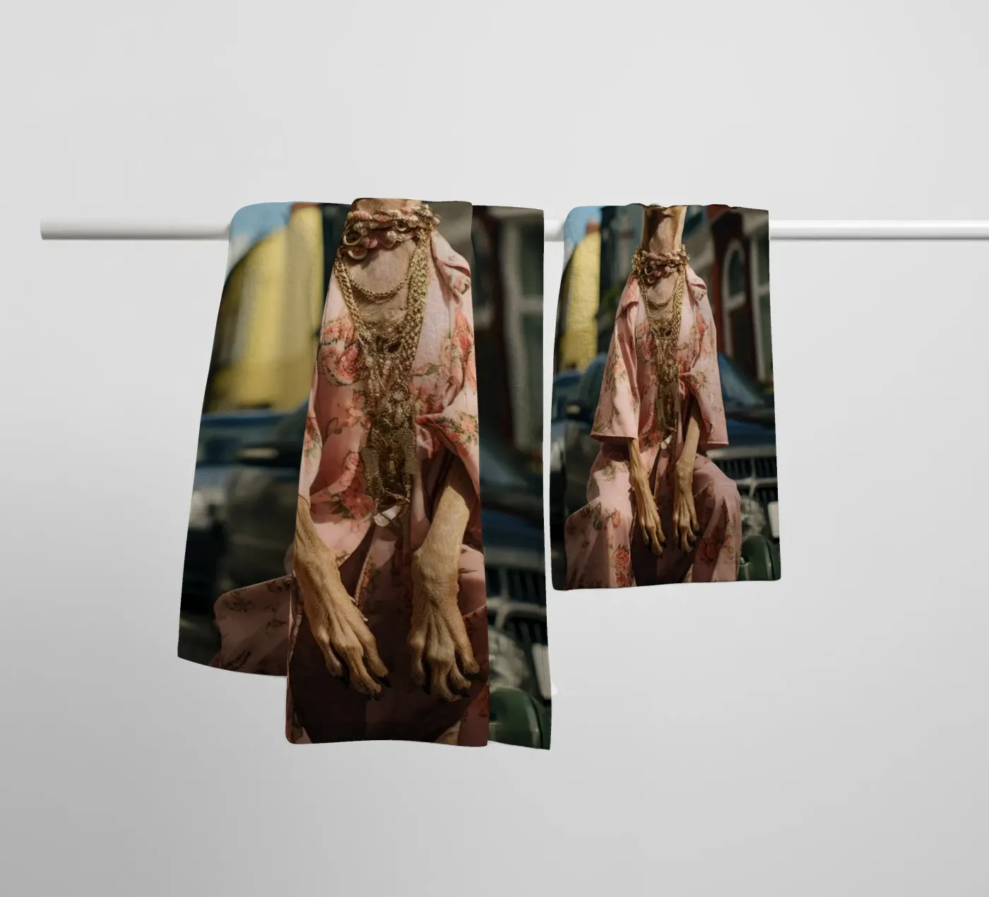 Enzo towel by Affiches Chien Originales – Dogland