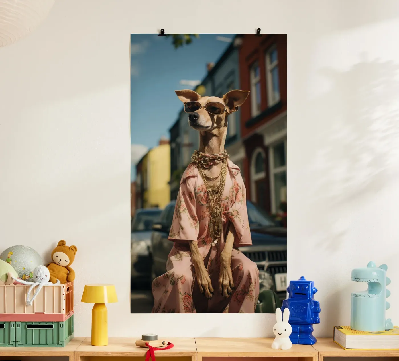 Enzo Poster von Affiches Chien Originales – Dogland