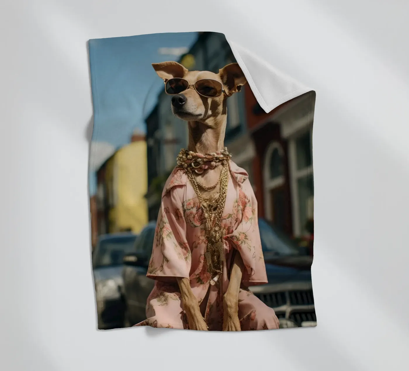 Enzo Fleecedecke von Affiches Chien Originales – Dogland