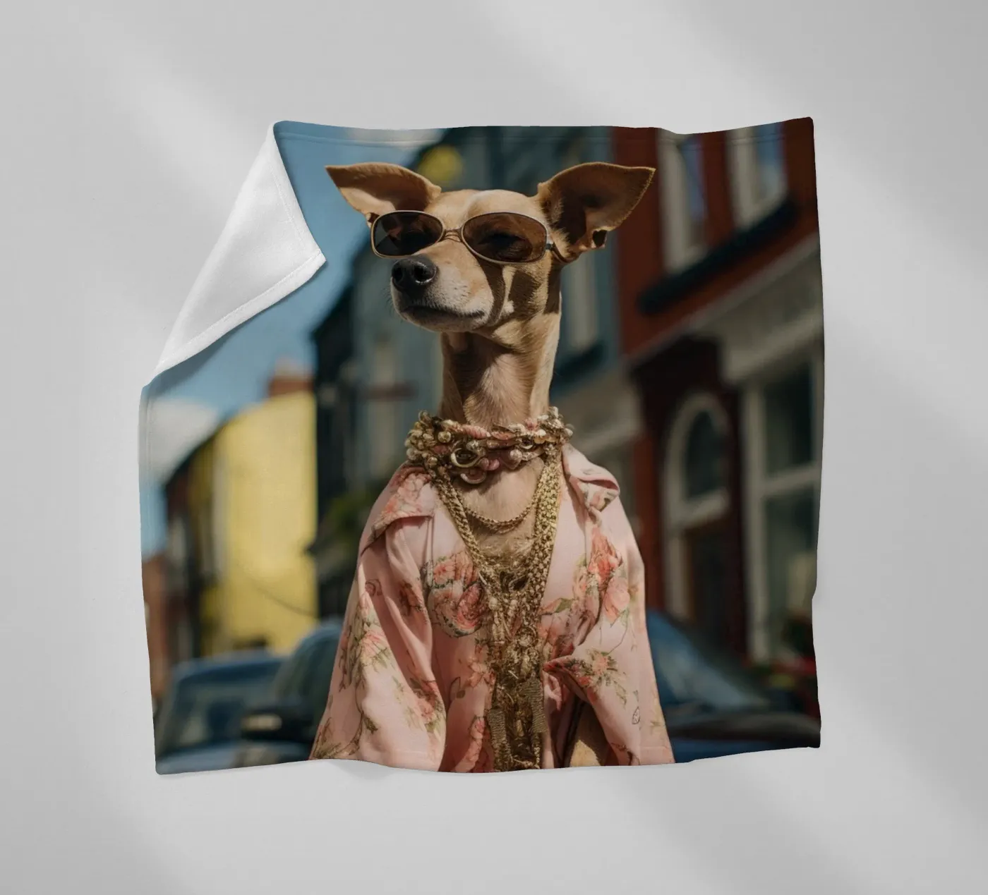 Enzo Fleecedecke von Affiches Chien Originales – Dogland