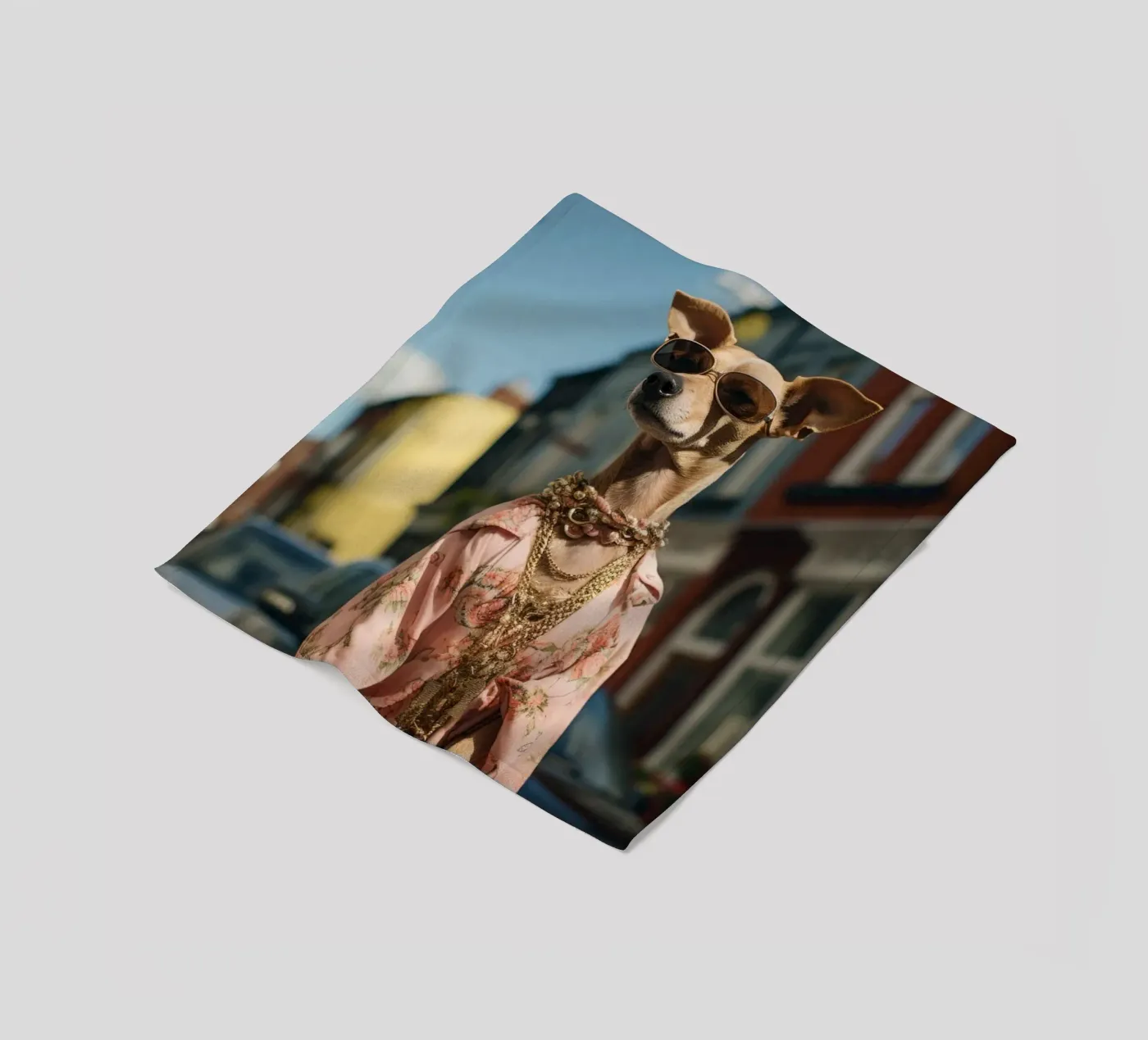 Enzo Fleecedecke von Affiches Chien Originales – Dogland