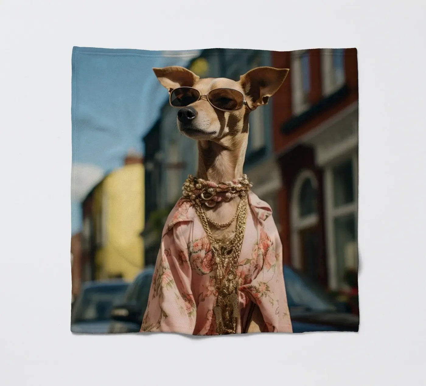 Enzo Fleecedecke von Affiches Chien Originales – Dogland