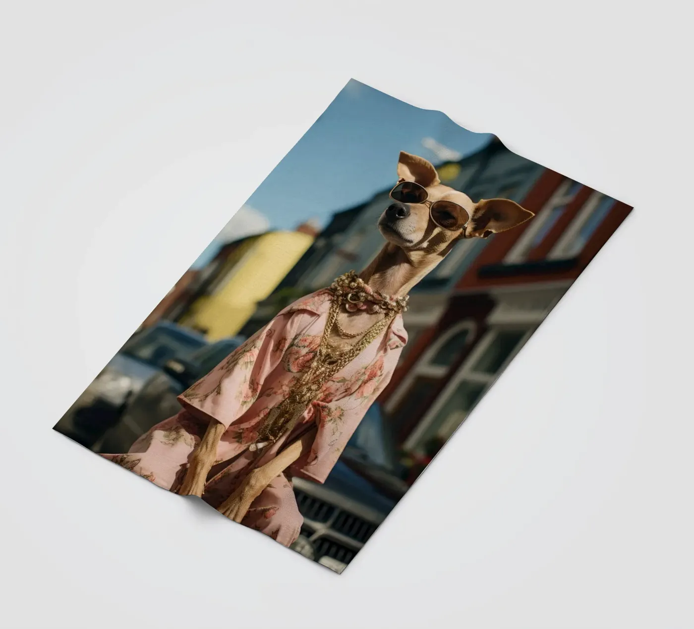 Enzo Fleecedecke von Affiches Chien Originales – Dogland