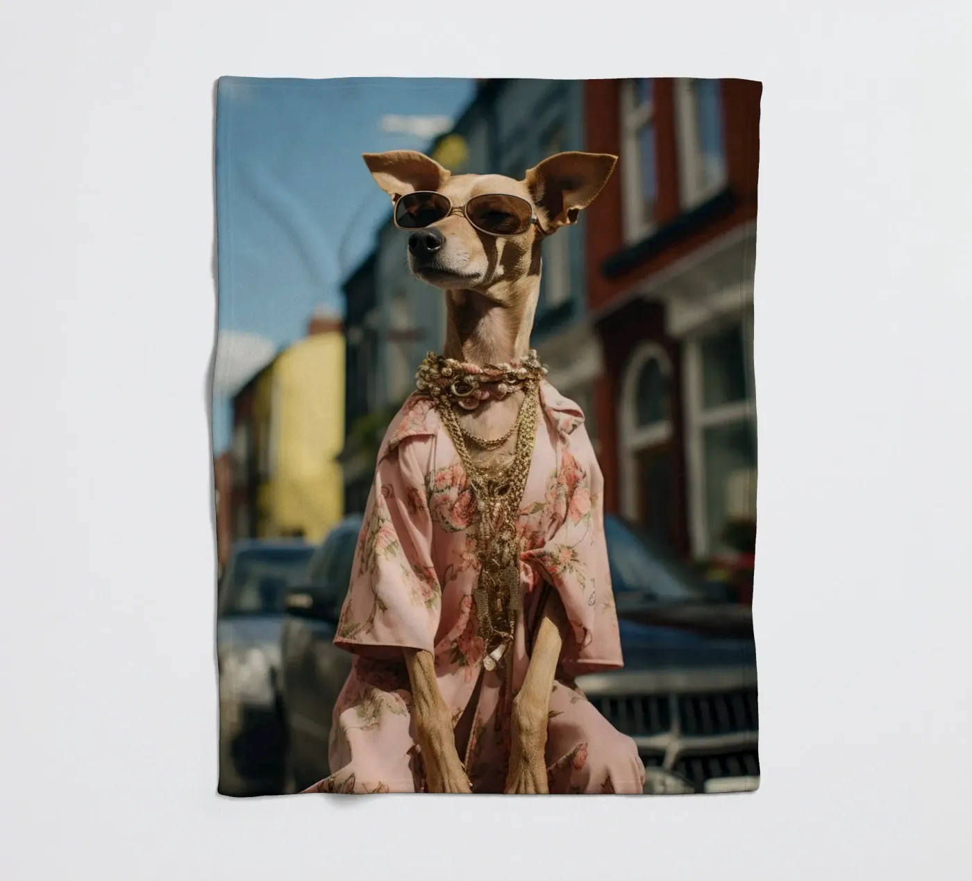 Enzo Fleecedecke von Affiches Chien Originales – Dogland