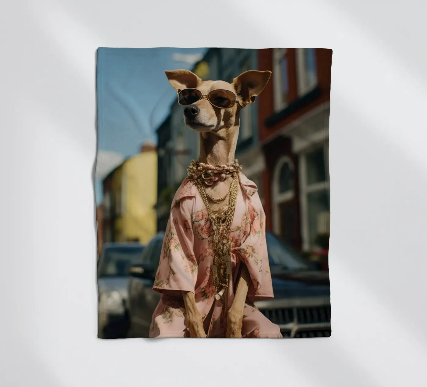 Enzo Fleecedecke von Affiches Chien Originales – Dogland