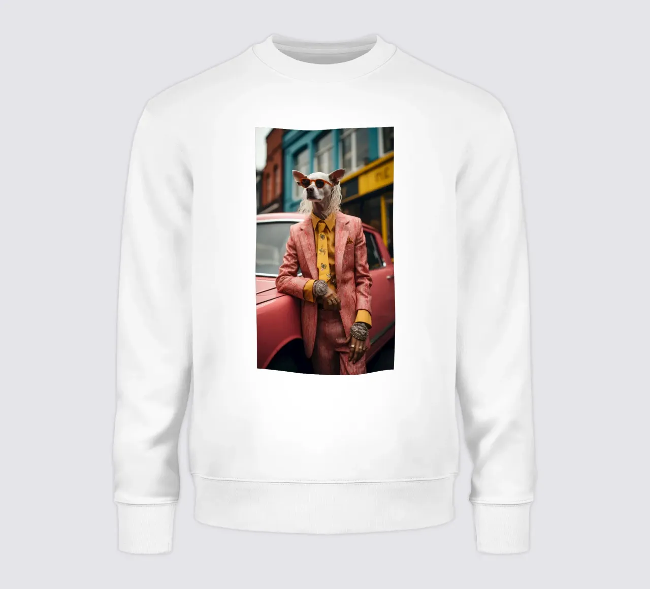 Vincenzo Sweatshirt von Affiches Chien Originales – Dogland