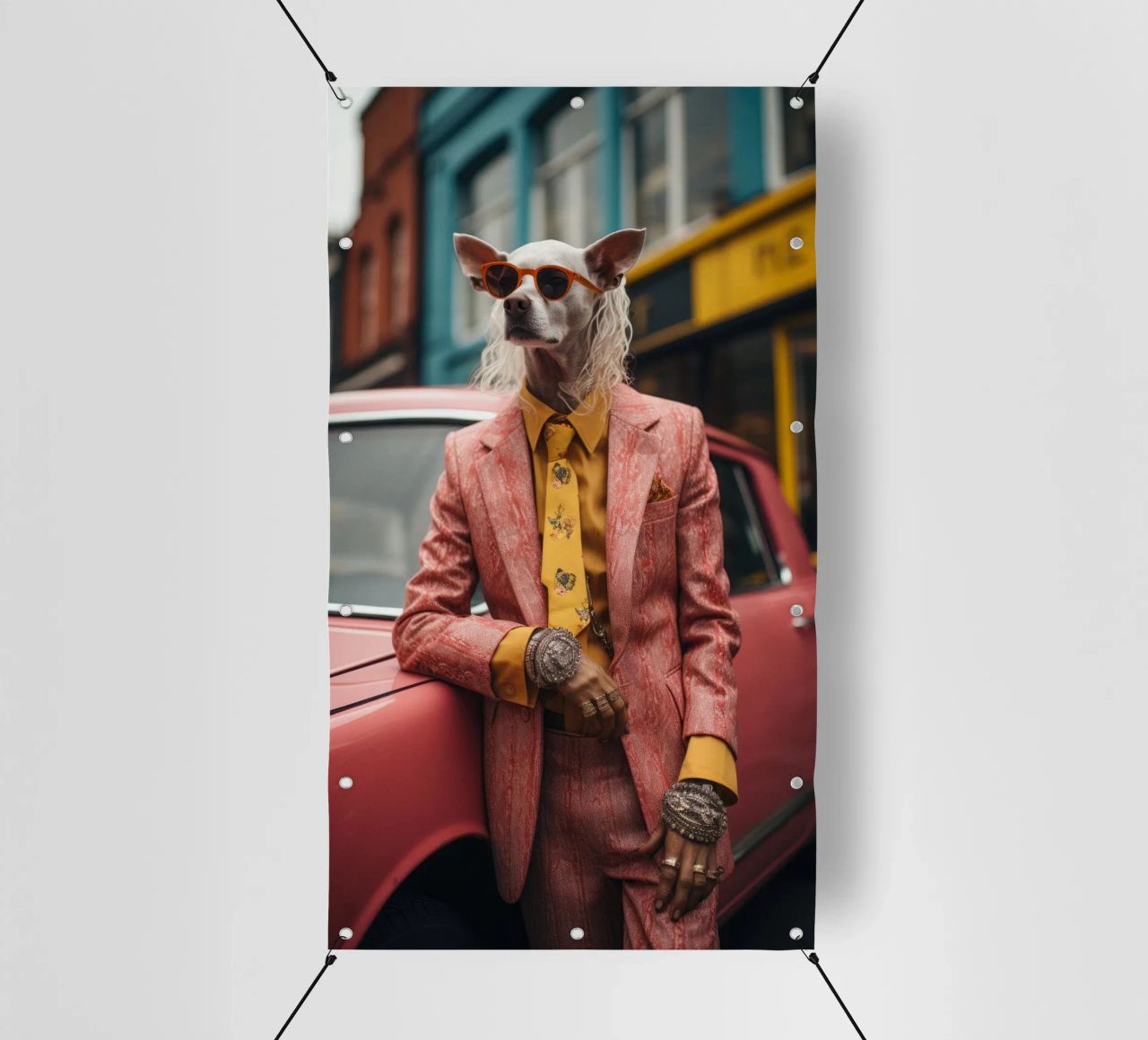 Vincenzo telo in pvc da Affiches Chien Originales – Dogland