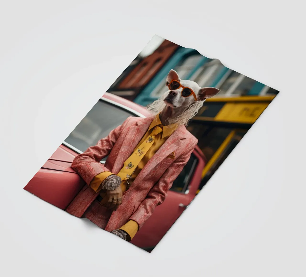 Vincenzo coperta in pile da Affiches Chien Originales – Dogland