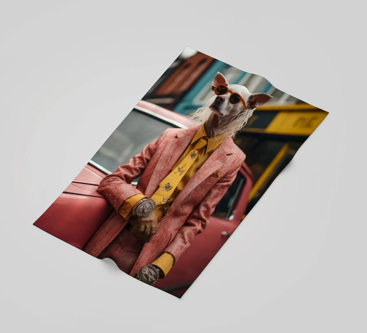 Vincenzo toalla de playa de Affiches Chien Originales – Dogland