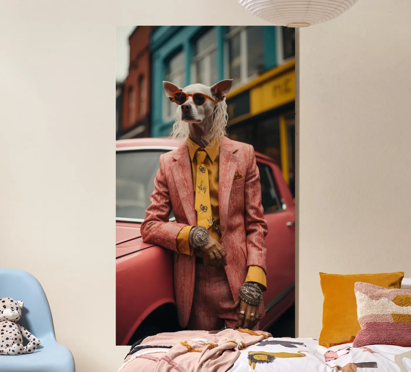 Vincenzo acrylic glass by Affiches Chien Originales – Dogland