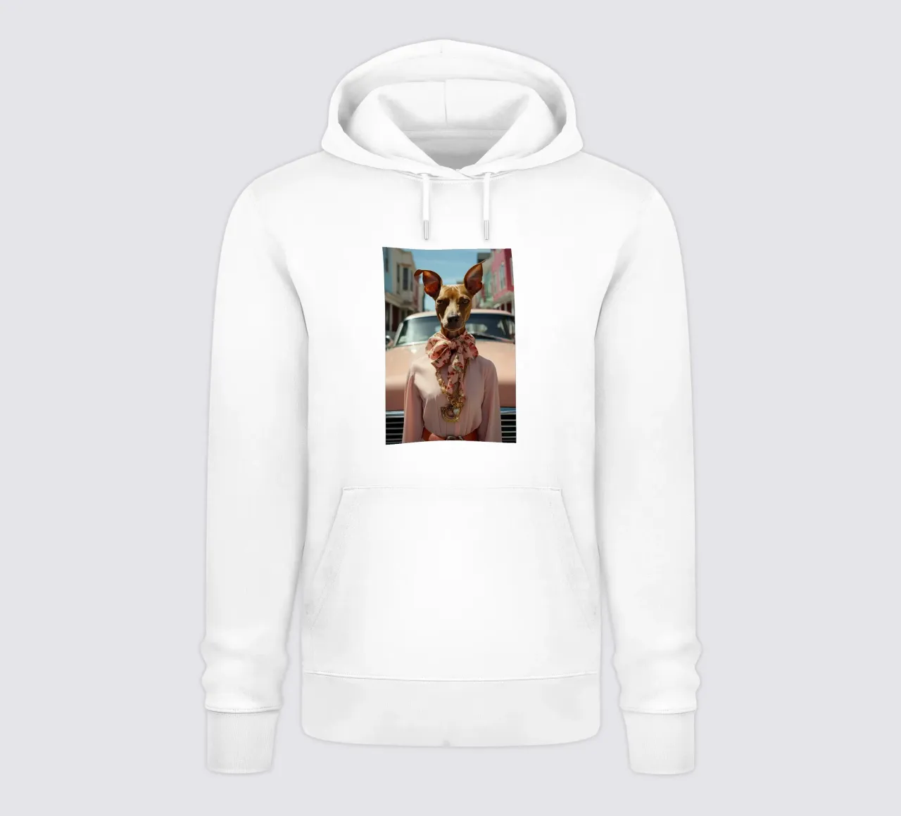 Claudette felpa con cappuccio da Affiches Chien Originales – Dogland