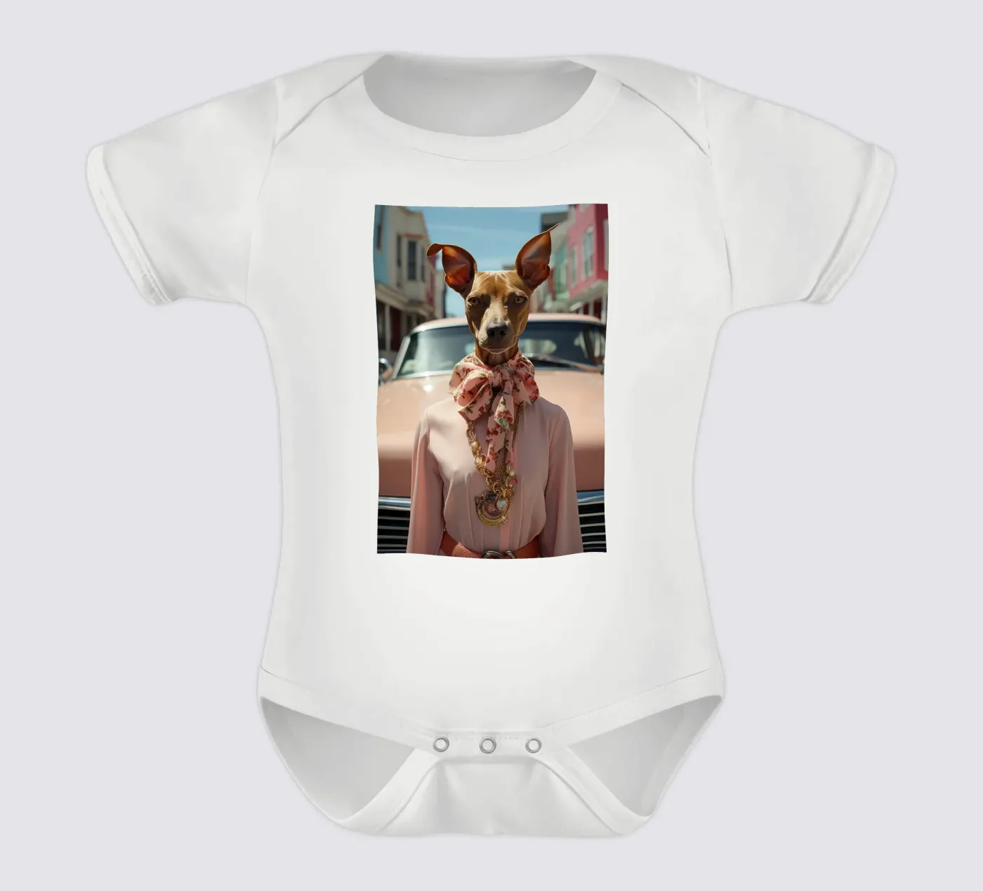 Claudette body bébé de Affiches Chien Originales – Dogland