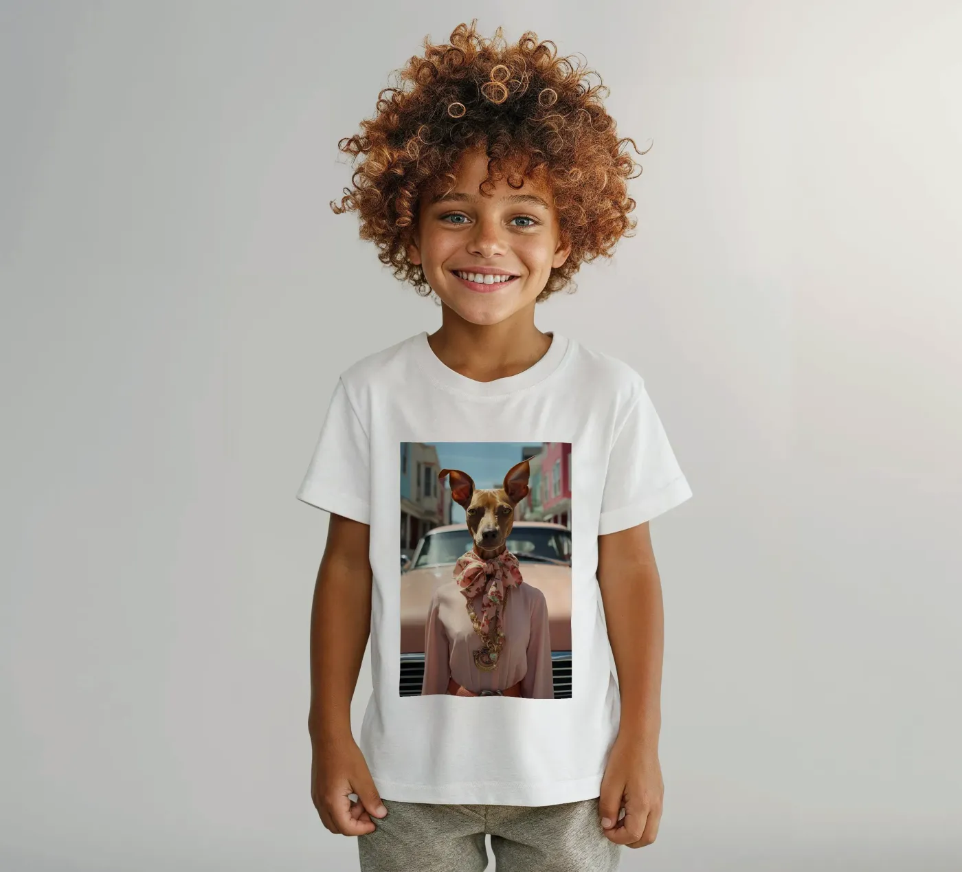 Claudette t-shirt bambini da Affiches Chien Originales – Dogland