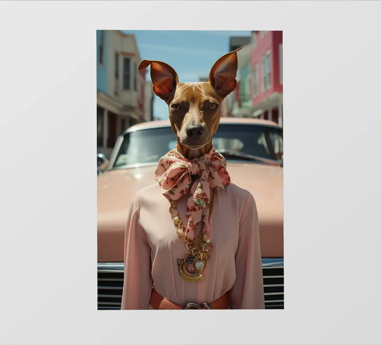 Claudette telo in pvc da Affiches Chien Originales – Dogland