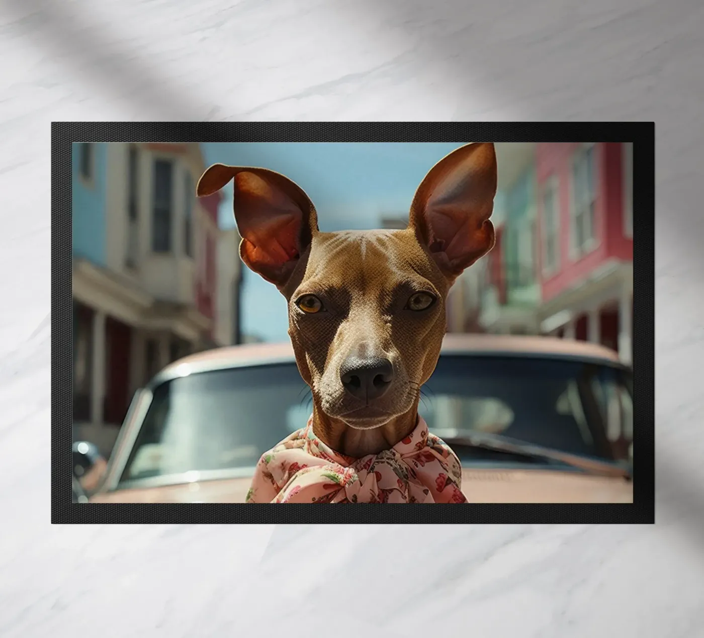 Claudette Fußmatte von Affiches Chien Originales – Dogland