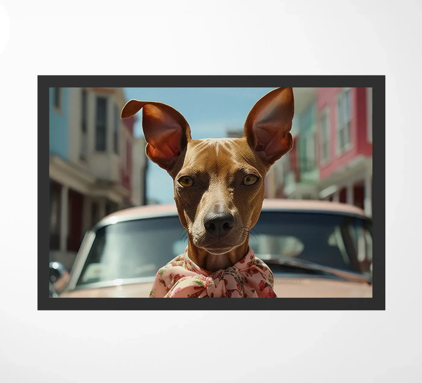 Claudette Fußmatte von Affiches Chien Originales – Dogland