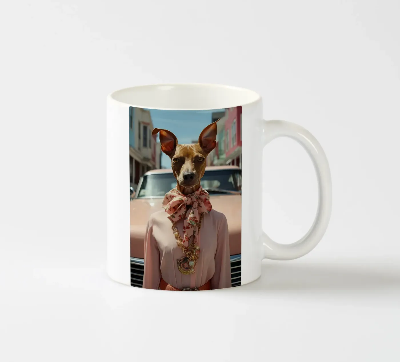 Claudette ceramic mug by Affiches Chien Originales – Dogland
