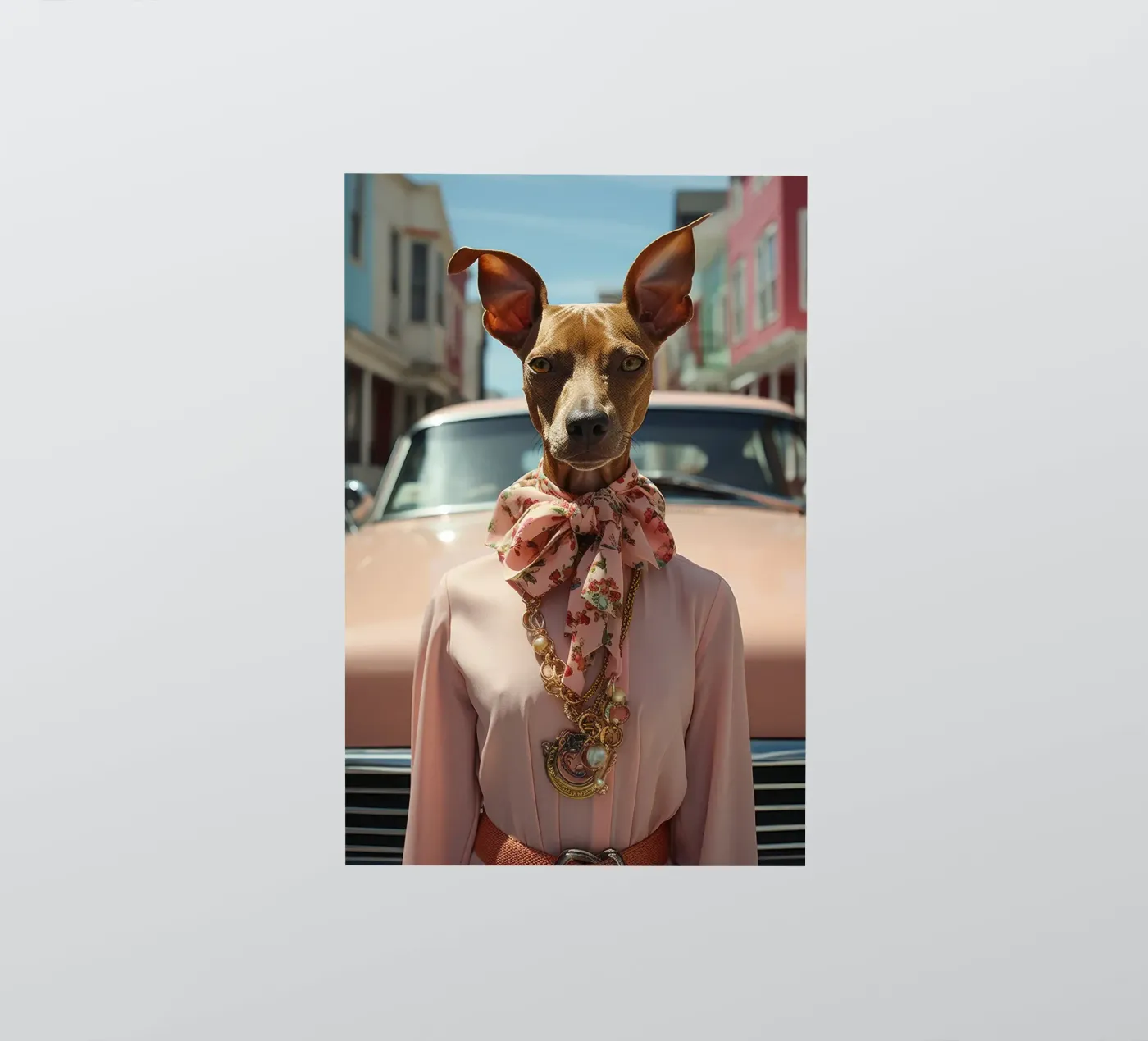 Claudette sticker by Affiches Chien Originales – Dogland