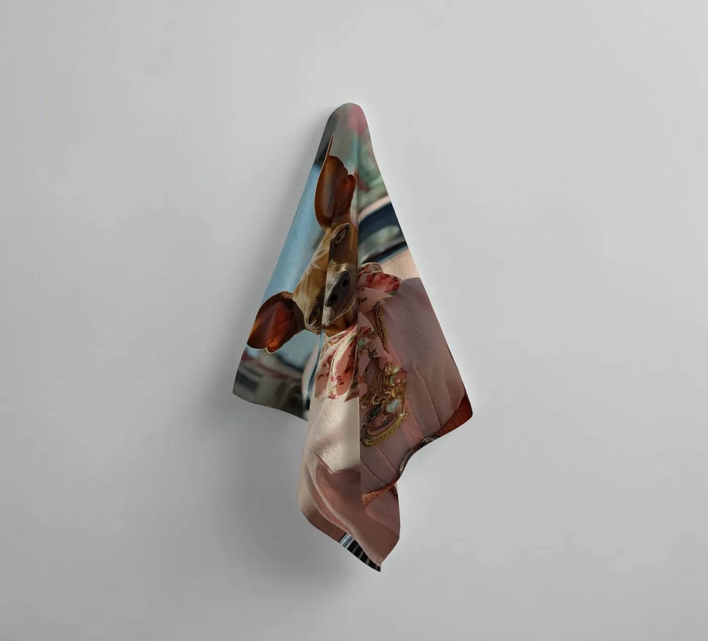 Claudette towel by Affiches Chien Originales – Dogland