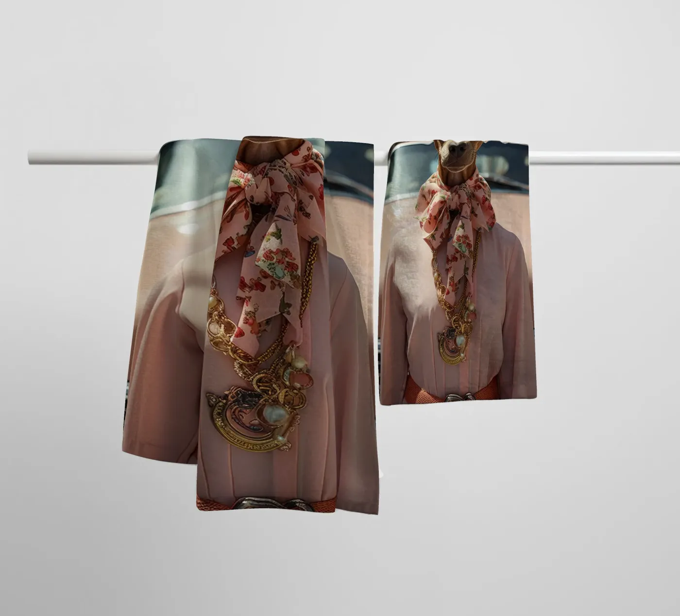 Claudette towel by Affiches Chien Originales – Dogland