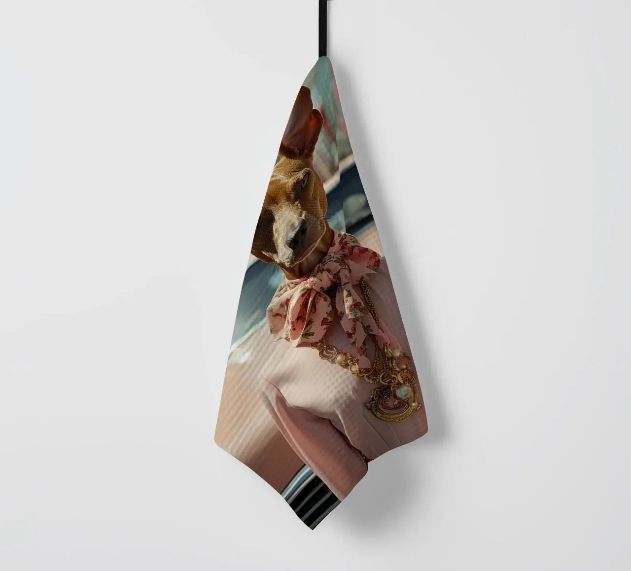 Claudette canovaccio da cucina da Affiches Chien Originales – Dogland