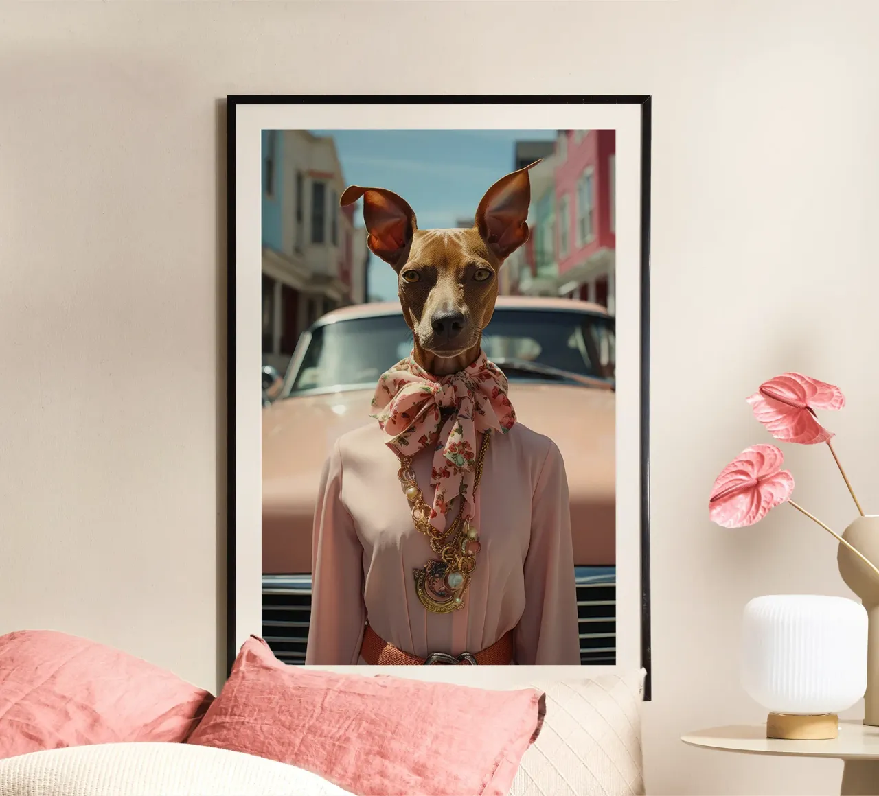 Claudette poster da Affiches Chien Originales – Dogland
