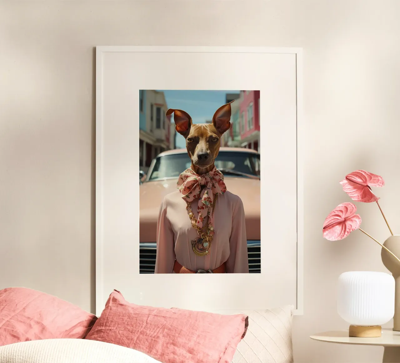 Claudette poster da Affiches Chien Originales – Dogland