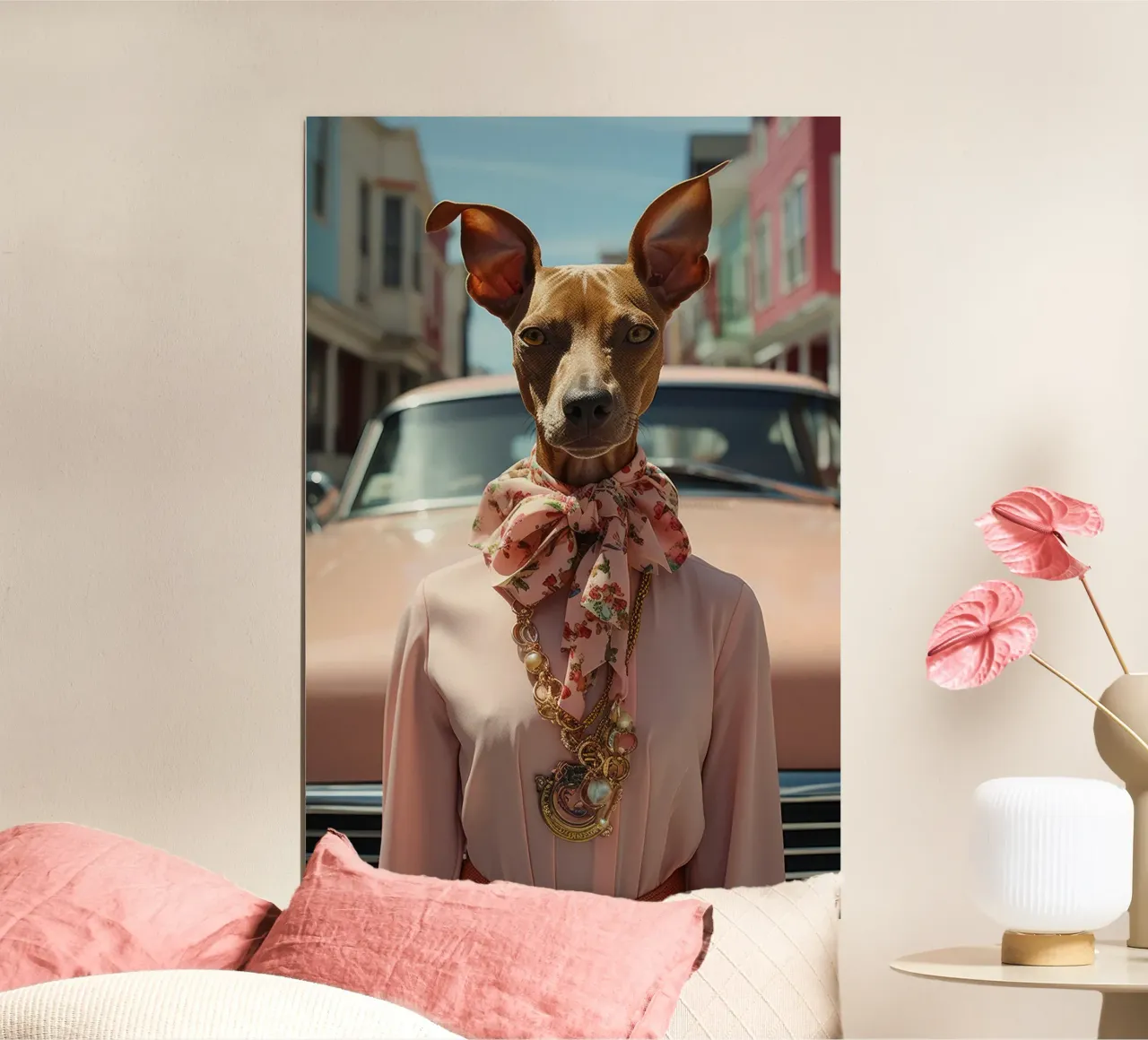 Claudette poster da Affiches Chien Originales – Dogland