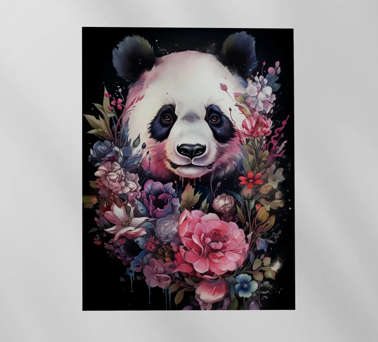 Panda Flowers pellicola backlit da Mateo