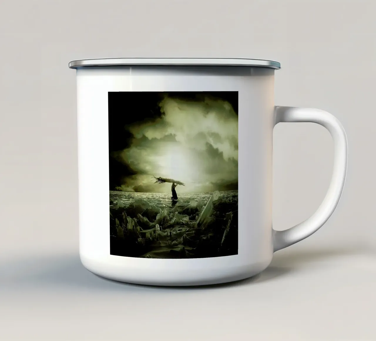 Frozen Nation tazza in smalto da Eugene Soloviev