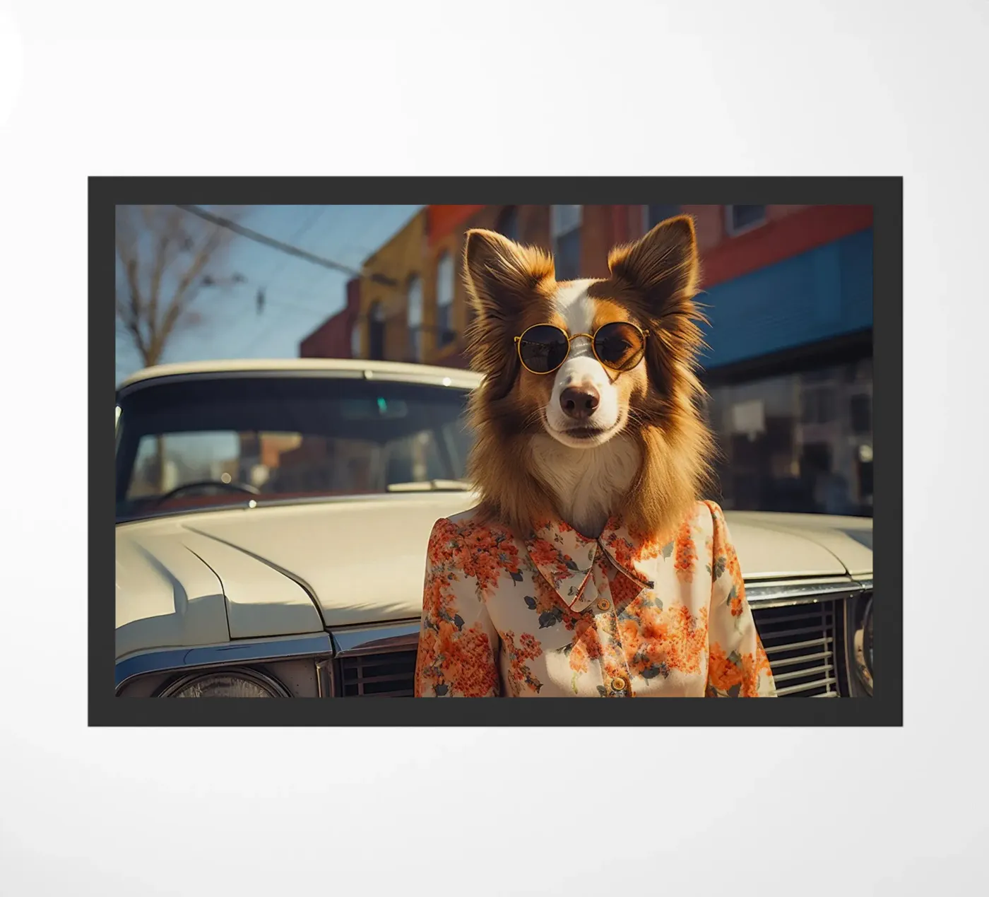 Sylvie Fußmatte von Affiches Chien Originales – Dogland