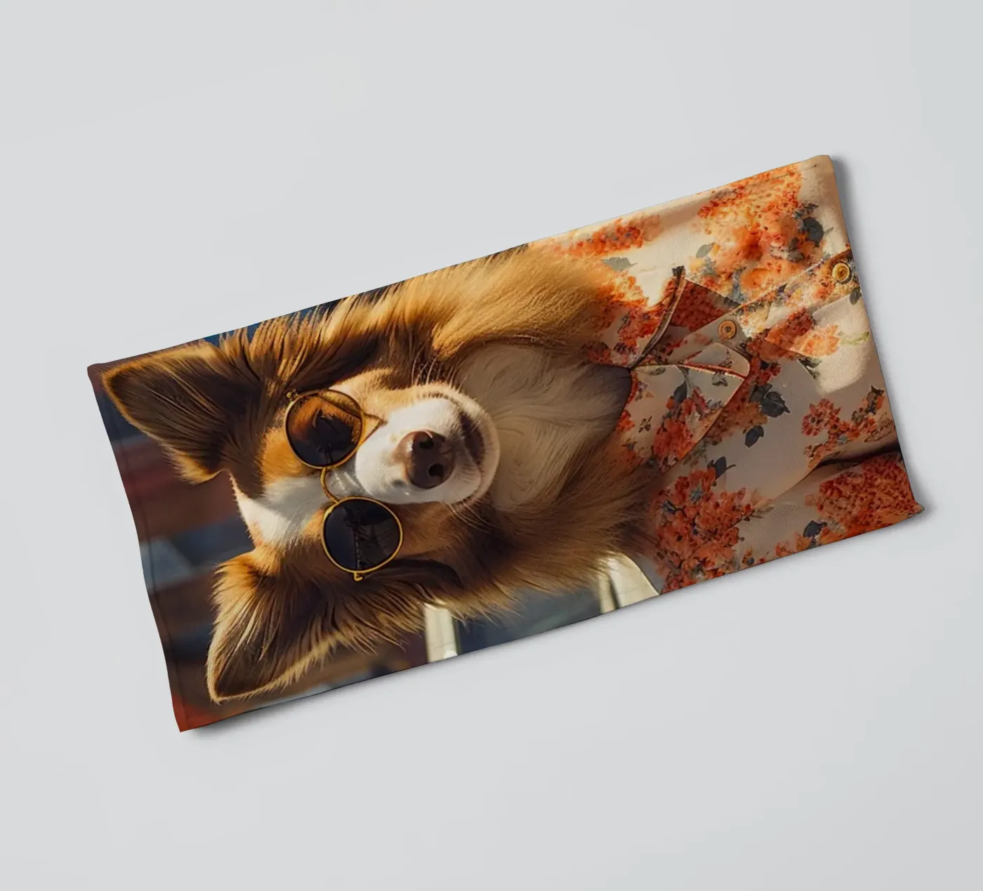 Sylvie badhanddoek van Affiches Chien Originales – Dogland