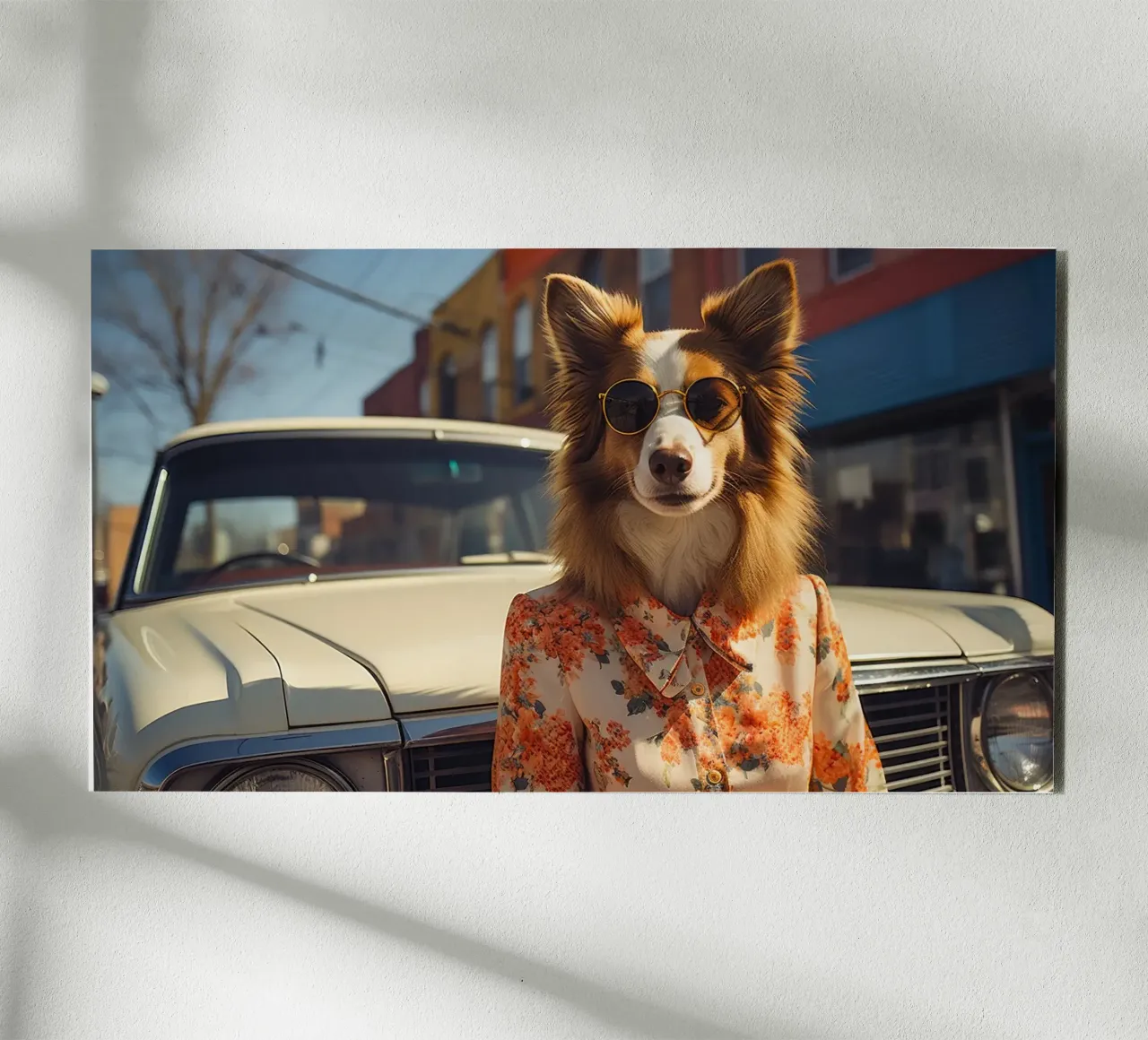 Sylvie alluminio dibond da Affiches Chien Originales – Dogland