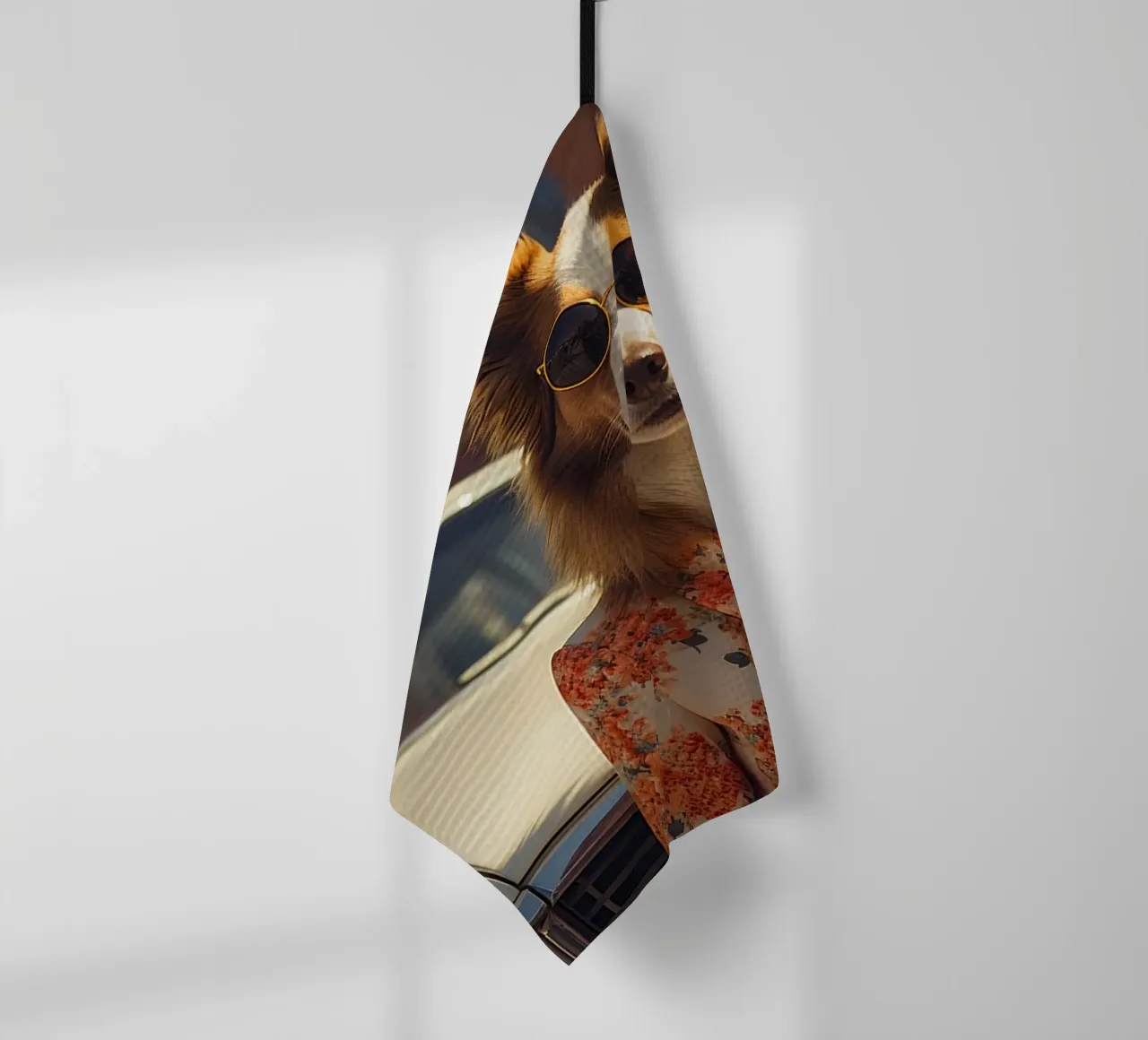 Sylvie Geschirrtuch von Affiches Chien Originales – Dogland