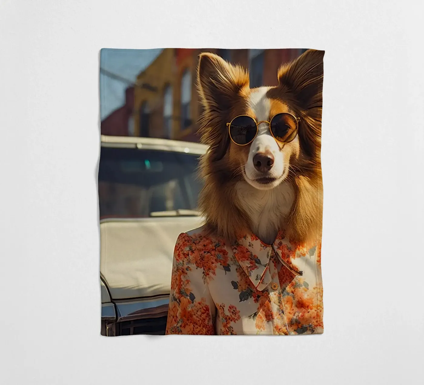 Sylvie coperta in pile da Affiches Chien Originales – Dogland