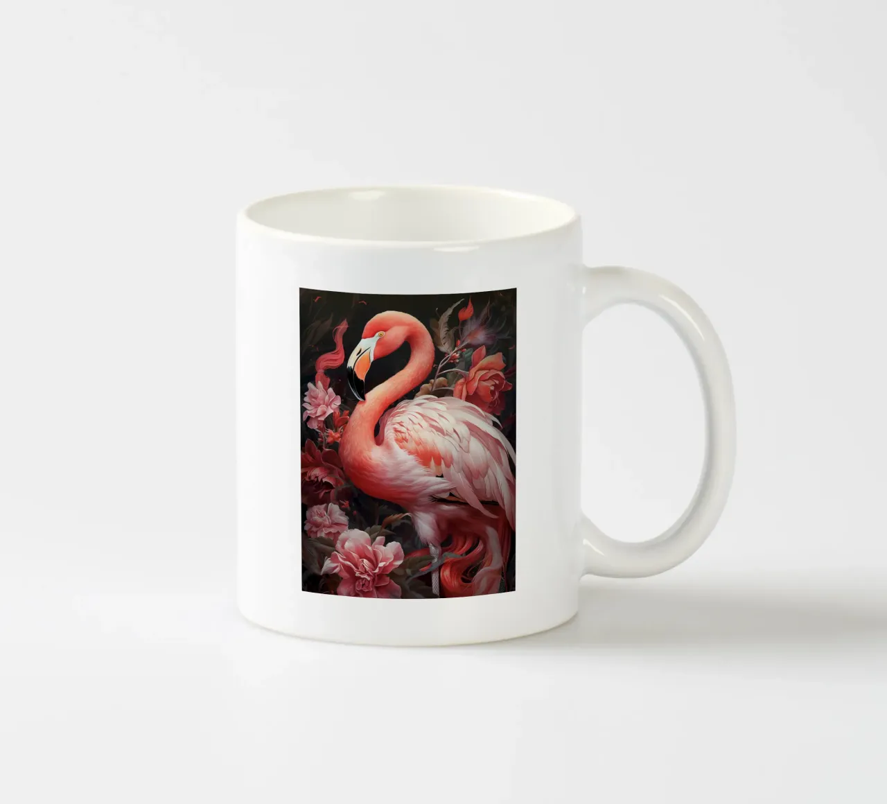 Flamingo Flowers tazza in ceramica da Mateo