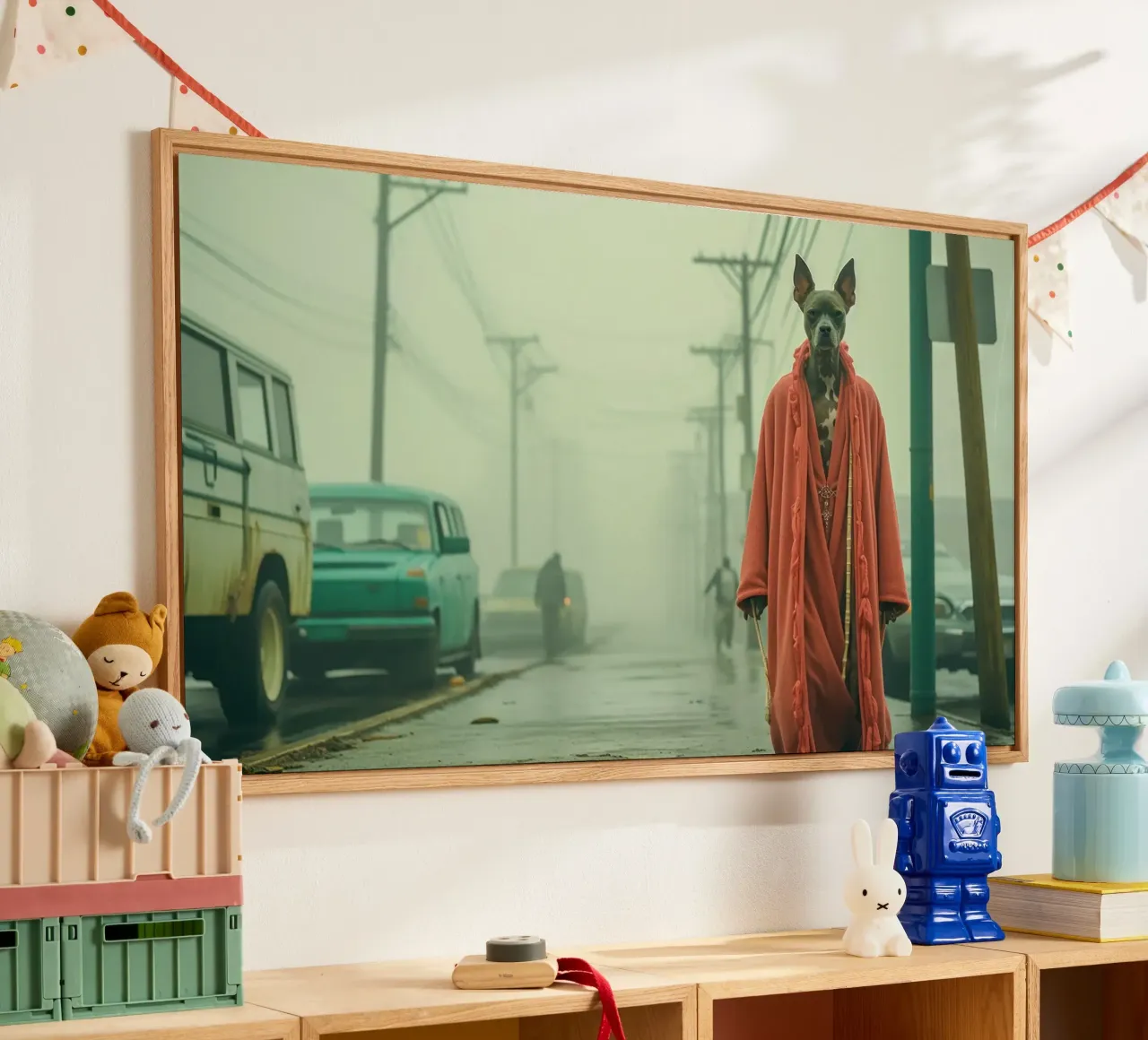 Marco acryl van Affiches Chien Originales – Dogland