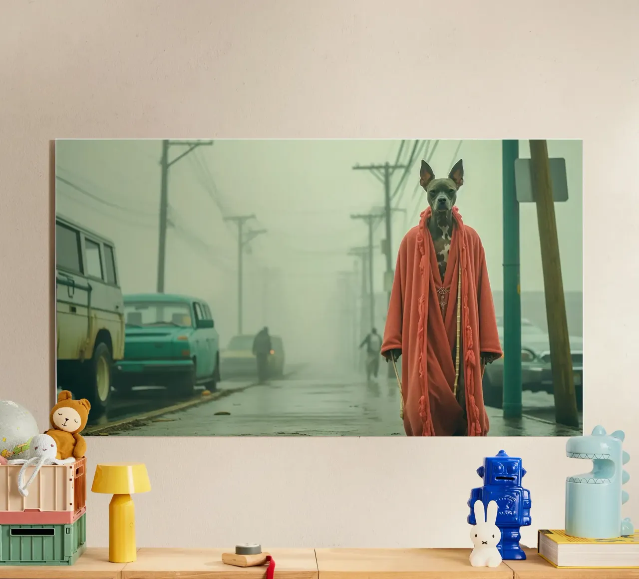 Marco acryl van Affiches Chien Originales – Dogland