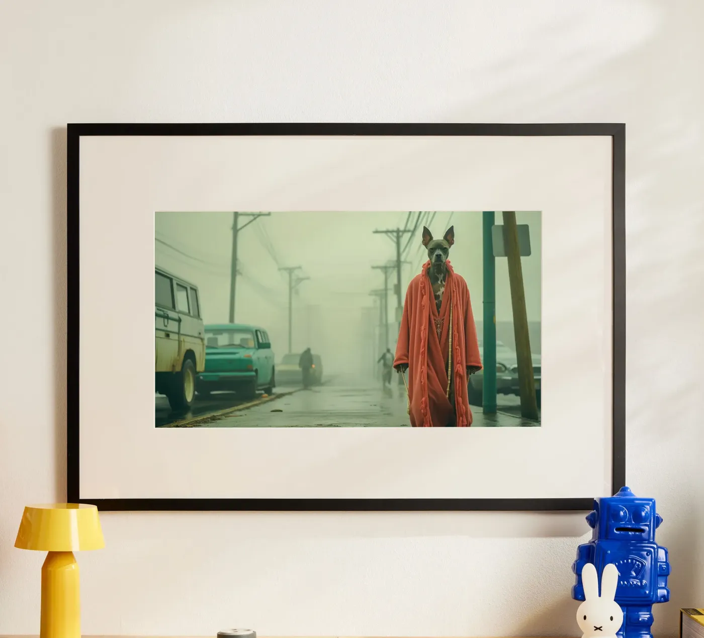 Marco Poster von Affiches Chien Originales – Dogland