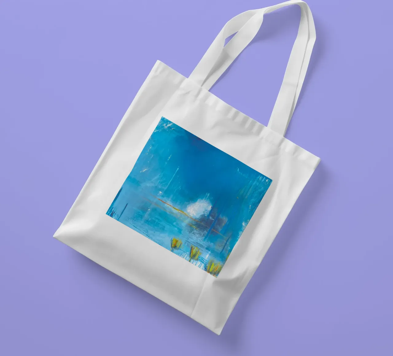 falling cloud borsa in juta da MissVeroonica